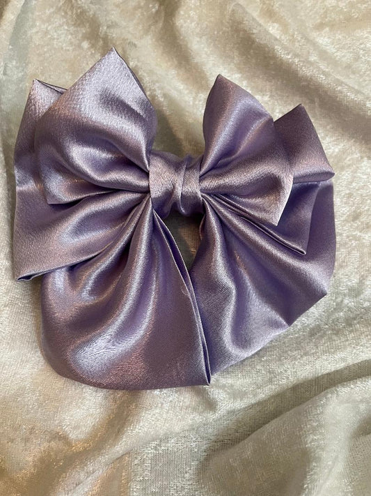 Satin Bow Barrette