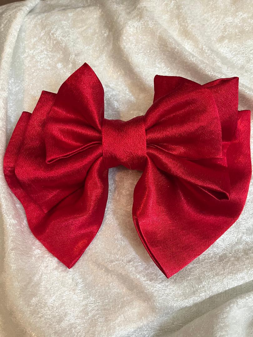 Satin Bow Barrette