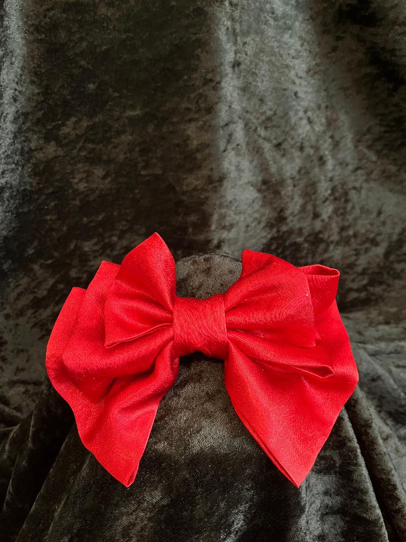 Satin Bow Barrette