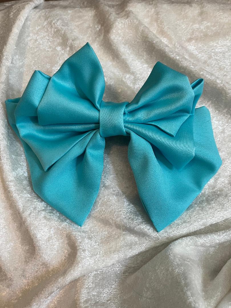 Satin Bow Barrette