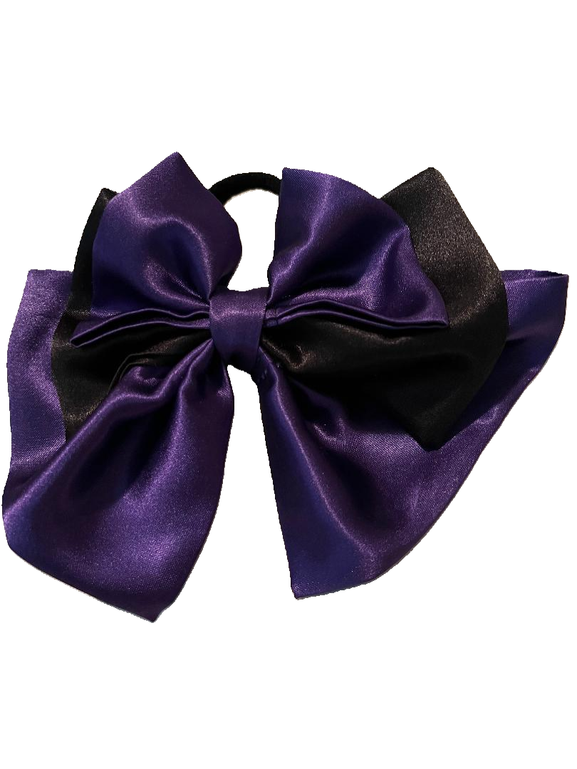 Satin Bow ponytail holder