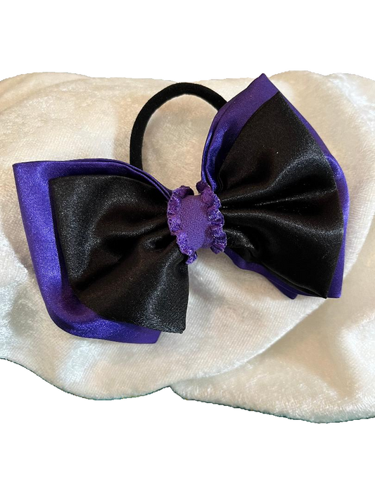 Satin Bow Ponytail Holder