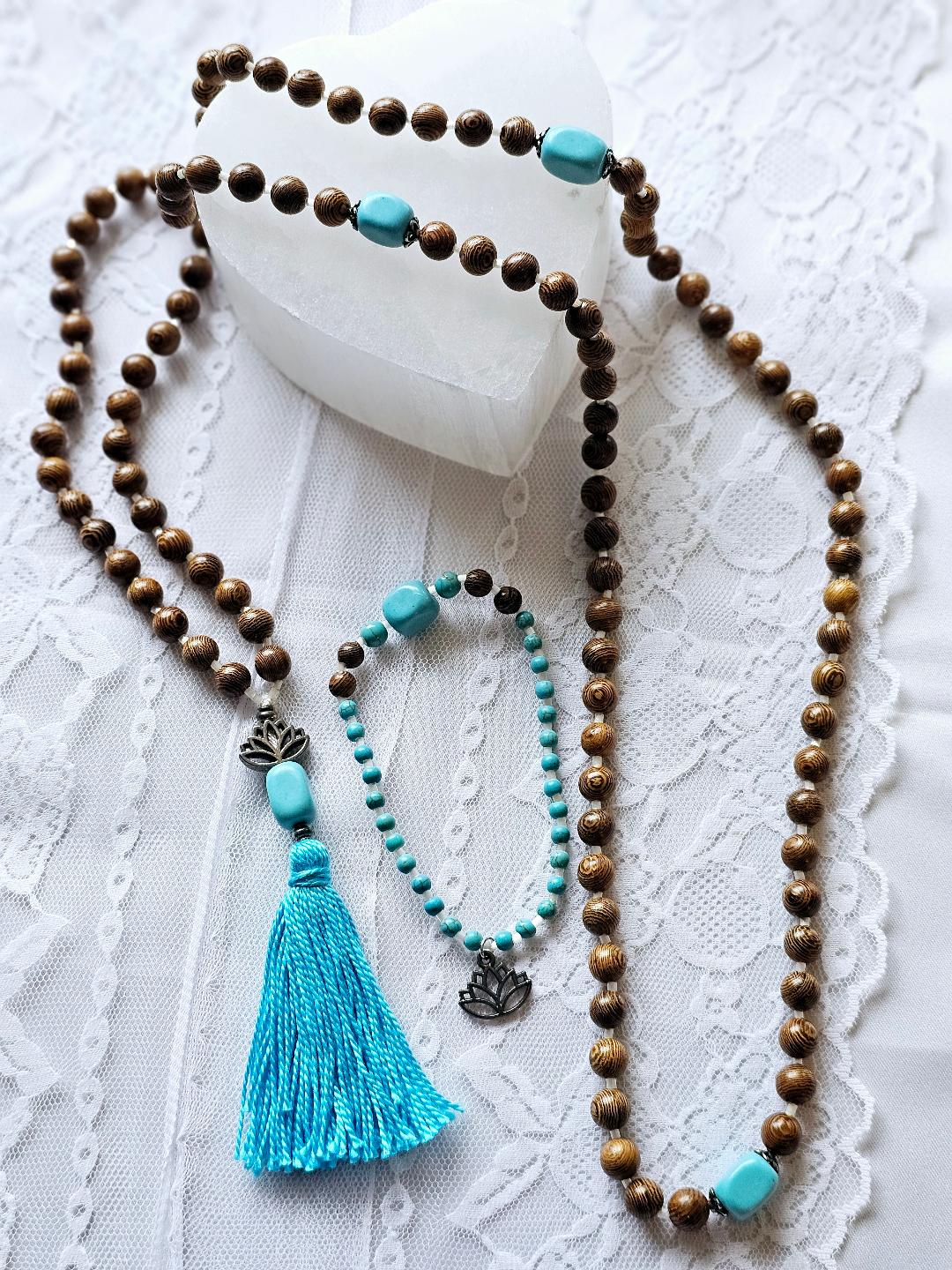 Mala and Bracelet Set