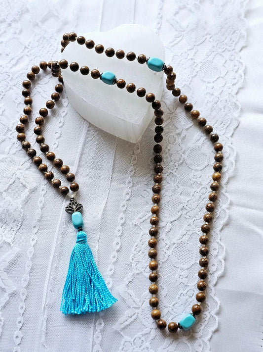 Mala 108 Wood Style Beads