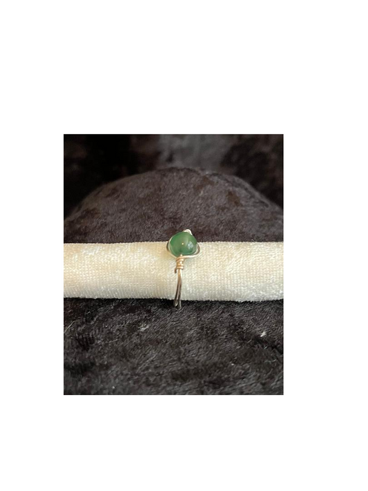 Green Gemstone Ring