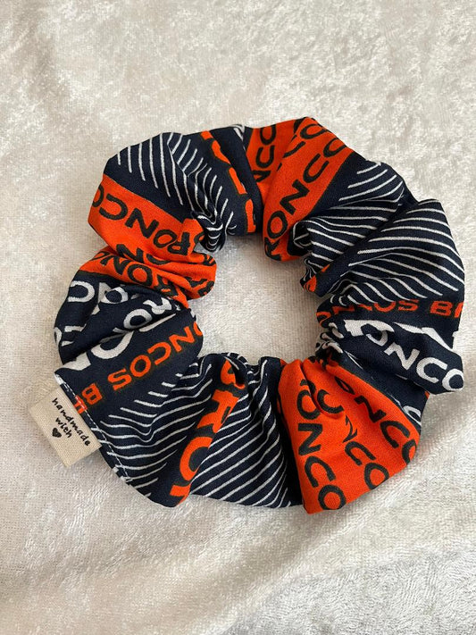 Standard "Broncos" scrunchie